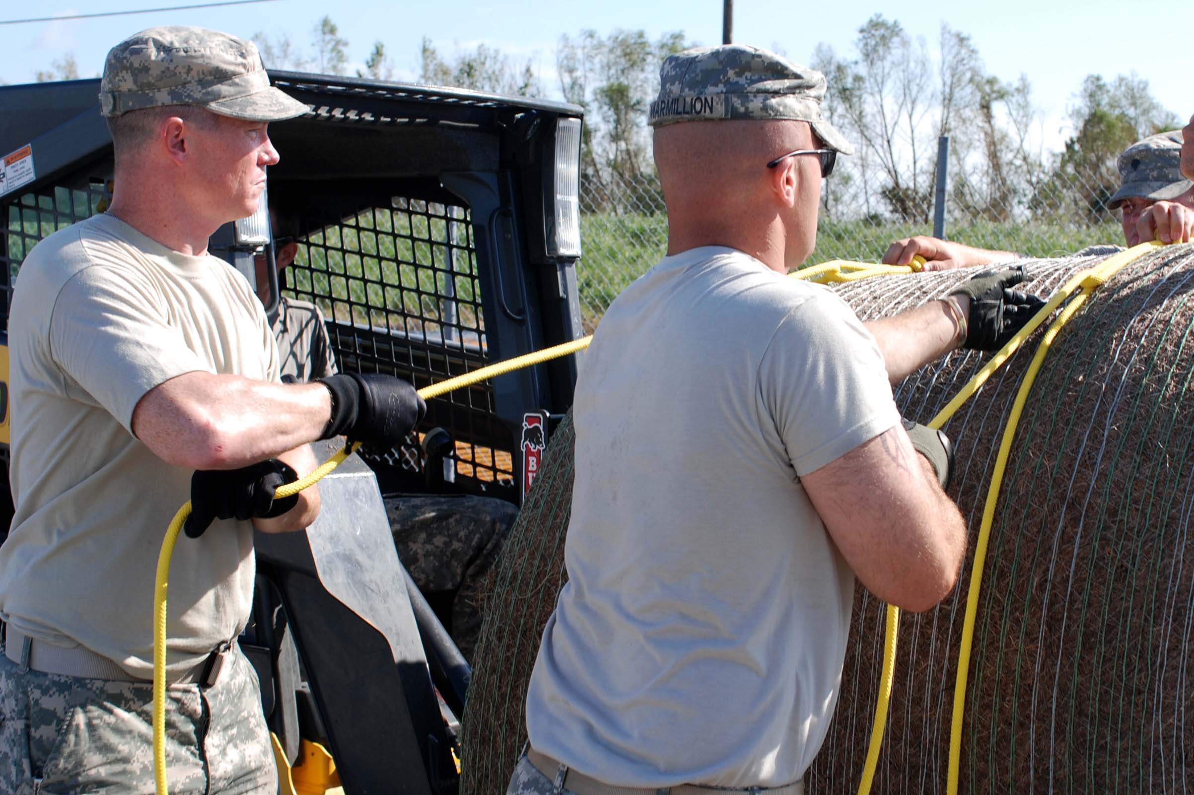 Louisiana National Guard assist the Louisiana Department