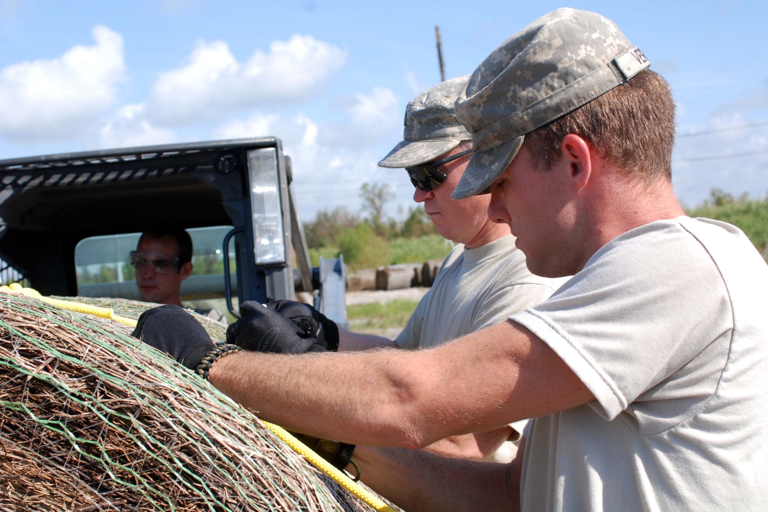 Louisiana National Guard assist the Louisiana Department