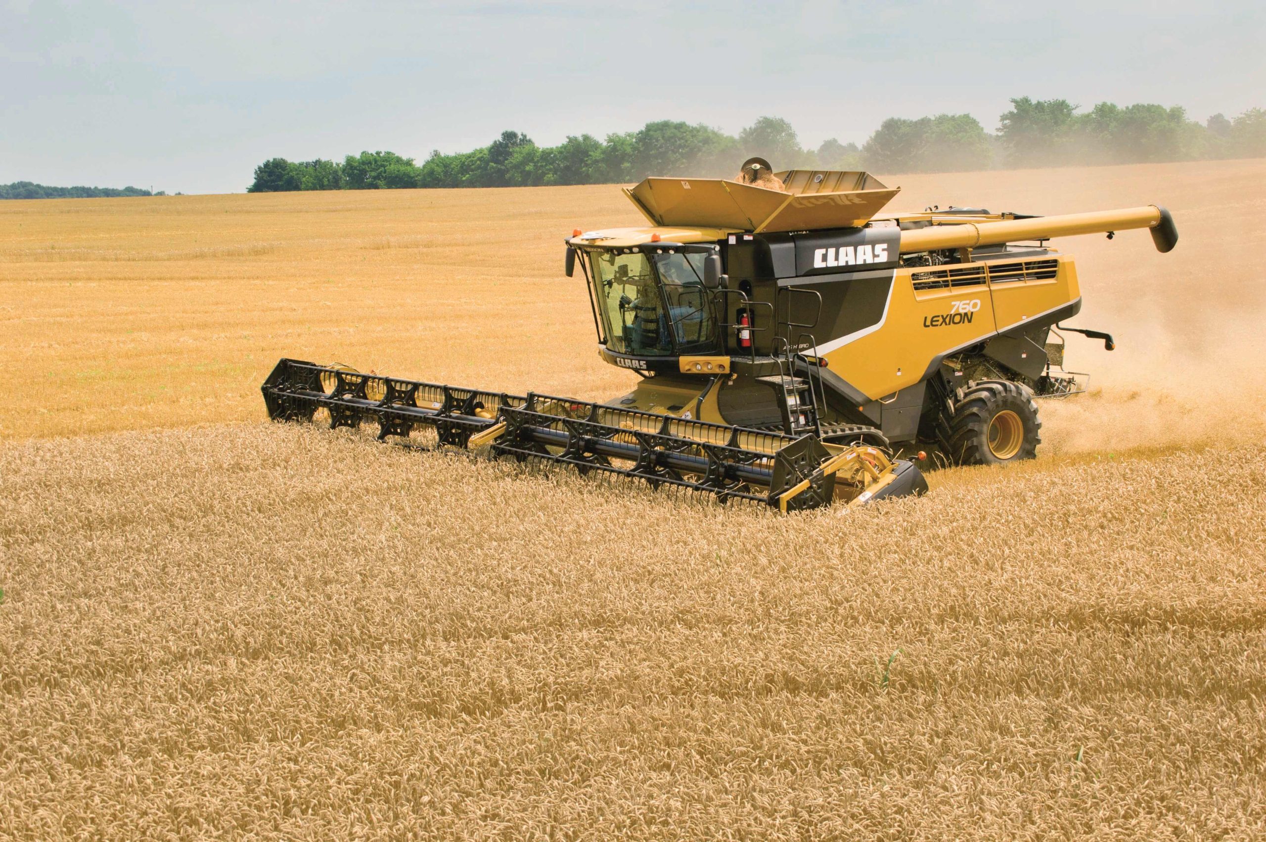 Claas combine RealAgriculture