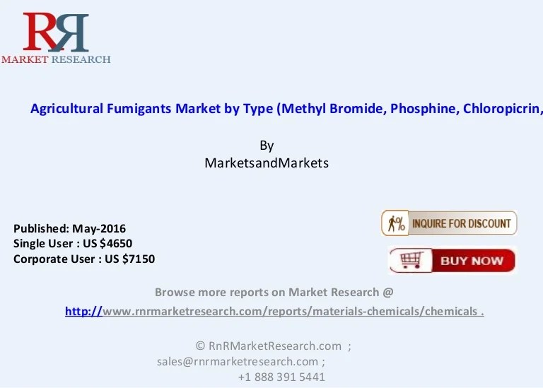 Agricultural Fumigants Market is Projected to Grow at a