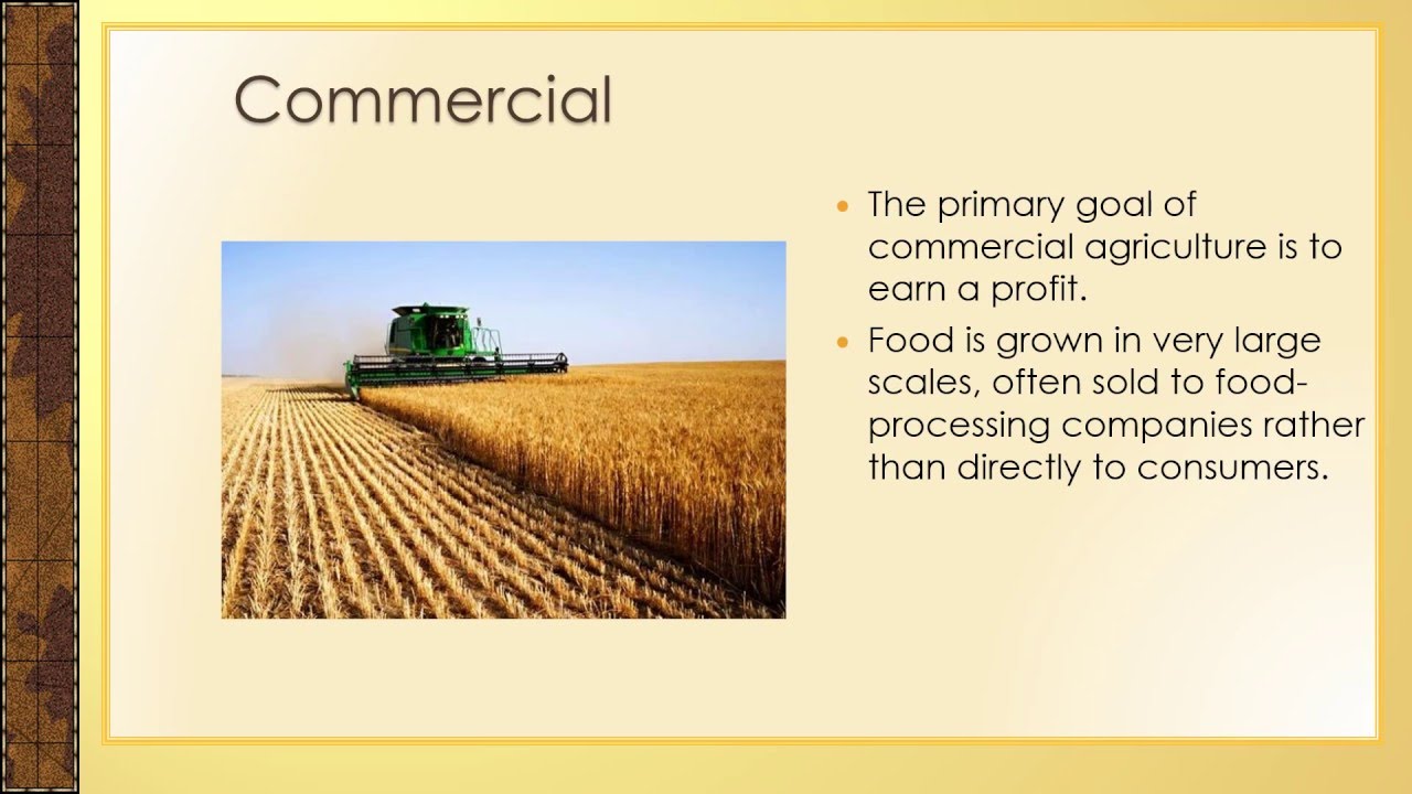 AP Human Geography V. Agriculture, Food Production