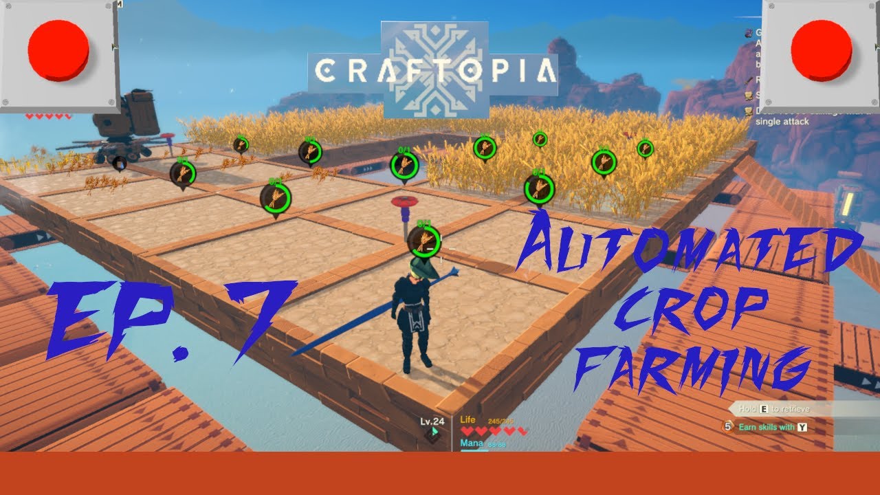 How to make an automated crop farm (Craftopia Playthrough