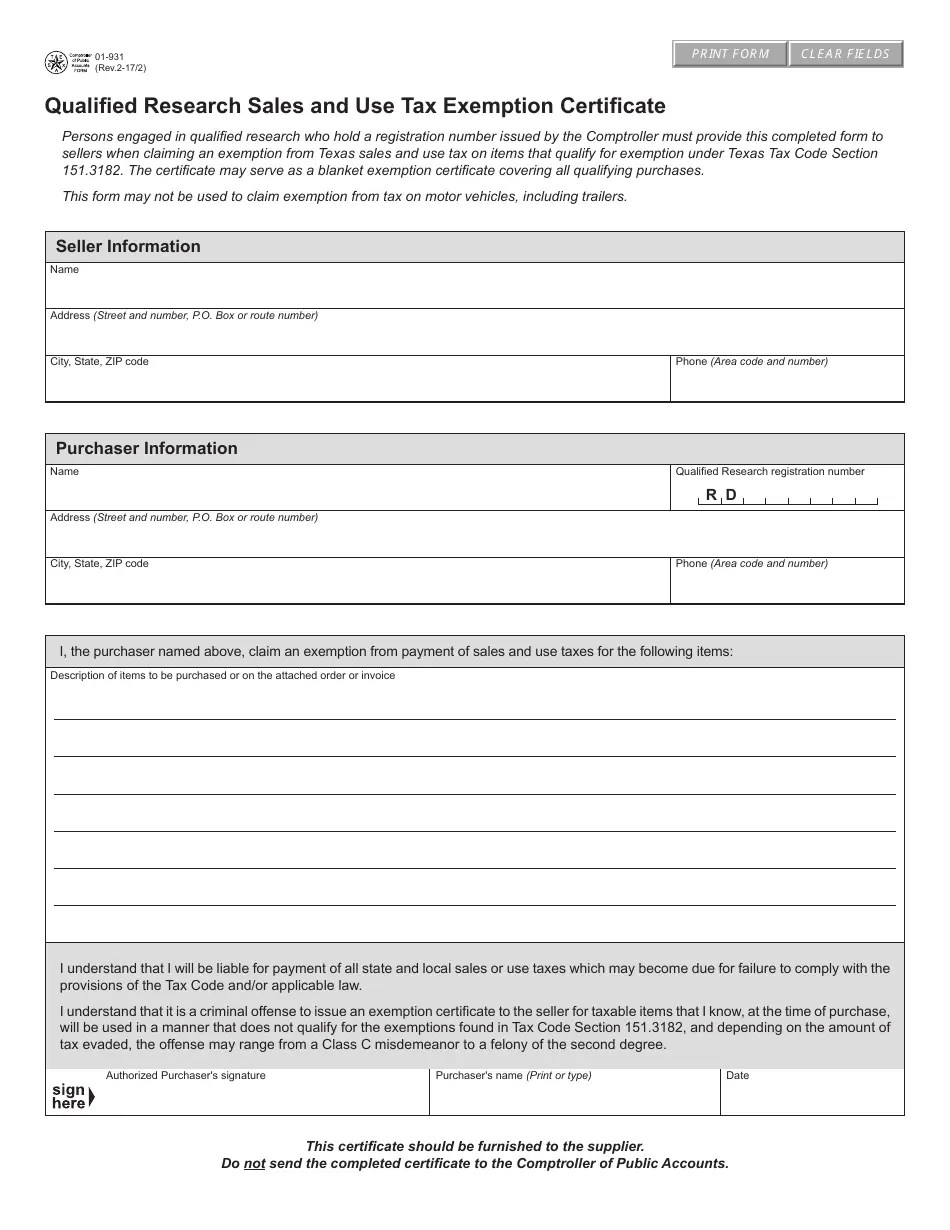 Form 01931 Download Fillable PDF or Fill Online Qualified