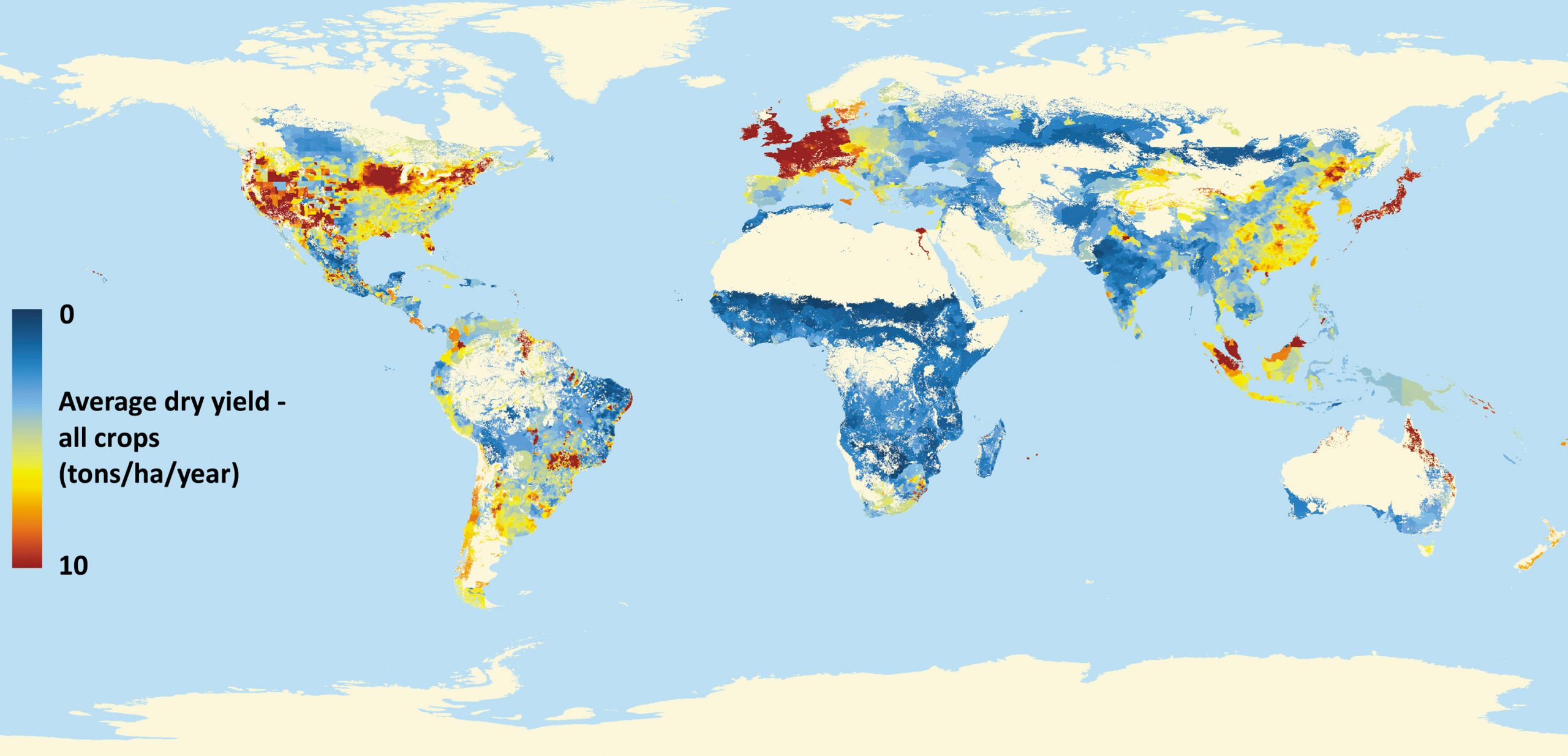 Tropical agriculture "doublewhammy" high emissions, low