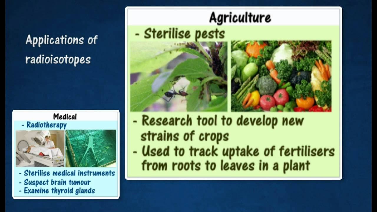 [5.3] Applications of radioisotopes YouTube