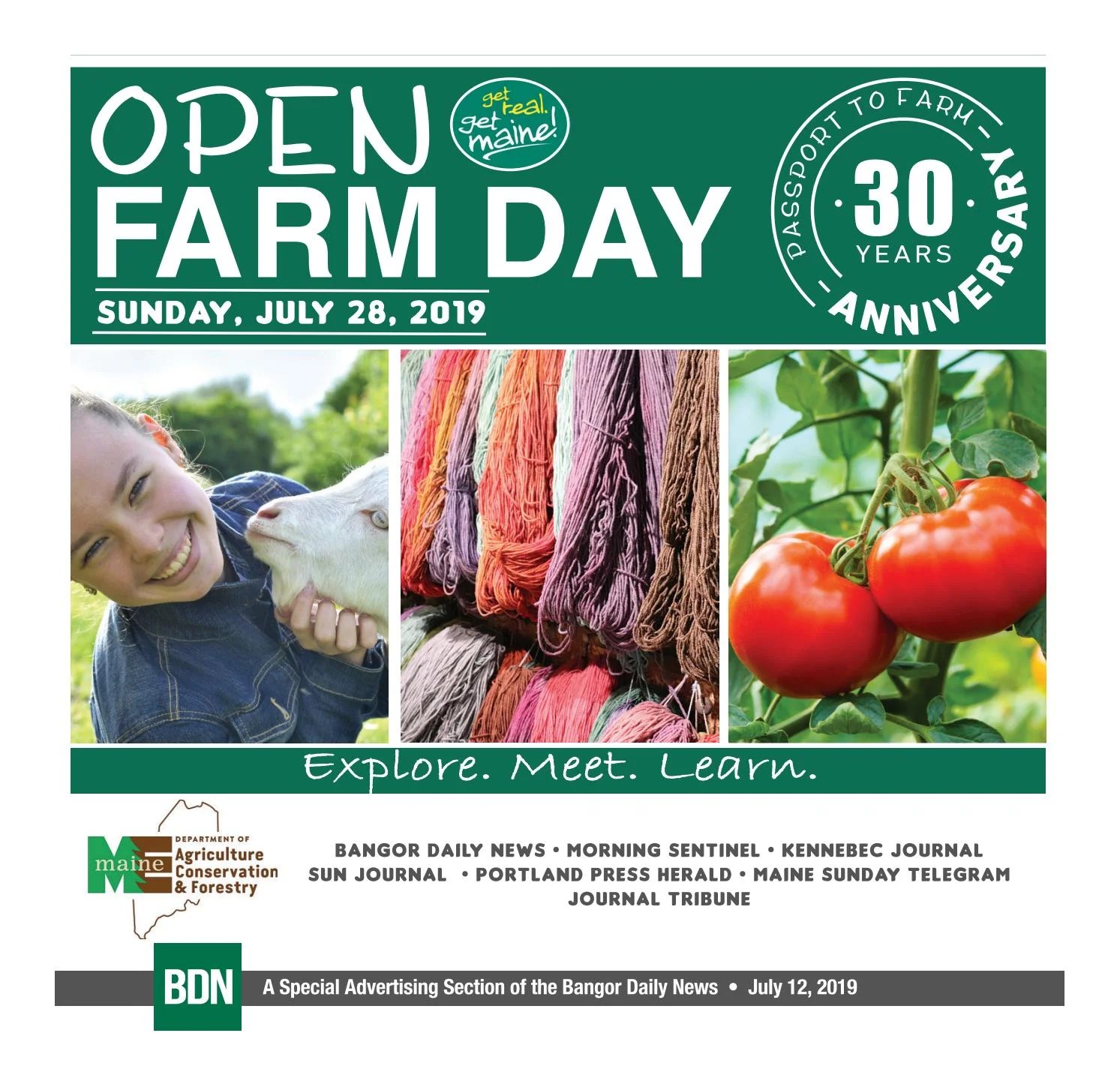 2019 Department of Maine Agriculture Open Farm Day by